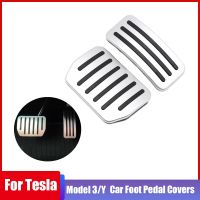 Car Foot Pedal Accelerator Brake Rest Pedal Nonslip Treadle Car accessories for Tesla Model 3 2017+ for Tesla Model Y 2020+ Pedals  Pedal Accessories