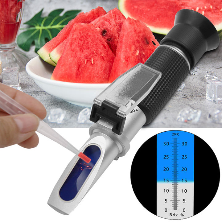 เครื่องวัดความหวาน-2in1-เครื่องวัดความเค็ม-เครื่องวัดความหวาน-refractometer-ใช้วัด-ผลไม้-อาหาร-เครืองดืม-0-32-brix-refractometer