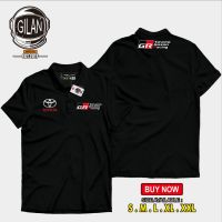 เสื้อยืดทรงโปโล แขนสั้น พิมพ์ลาย Toyota GAZOO RACING SPORT - SAKAZUKI