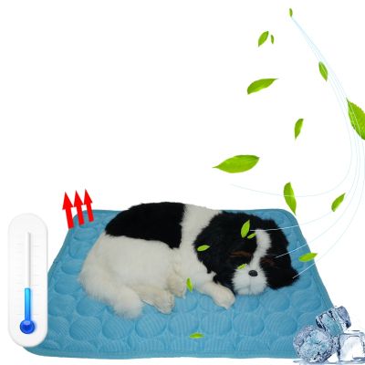[pets baby] ฤดูร้อนสดชื่นสุนัขเสื่อผ้าห่มสัตว์เลี้ยงสุนัขเตียง SofaCooling เสื่อ Pad นอนเสื่อเย็นสำหรับสุนัข PetsSilk แมวเสื่อ