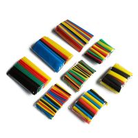 328Pcs 8 Sizes Multi Color Assortment Ratio 2:1 Heat Shrink Tubing Sleeving For Wrap 5 Colors Tube Sleeving Wrap Wire Kit Combo Cable Management