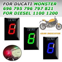 For Ducati Monster 1100 Monster 821 Monster 696 795 796 797 1200 Diesel Motorcycle Accessories Gear Indicator Speed Gear Display TV Remote Controllers