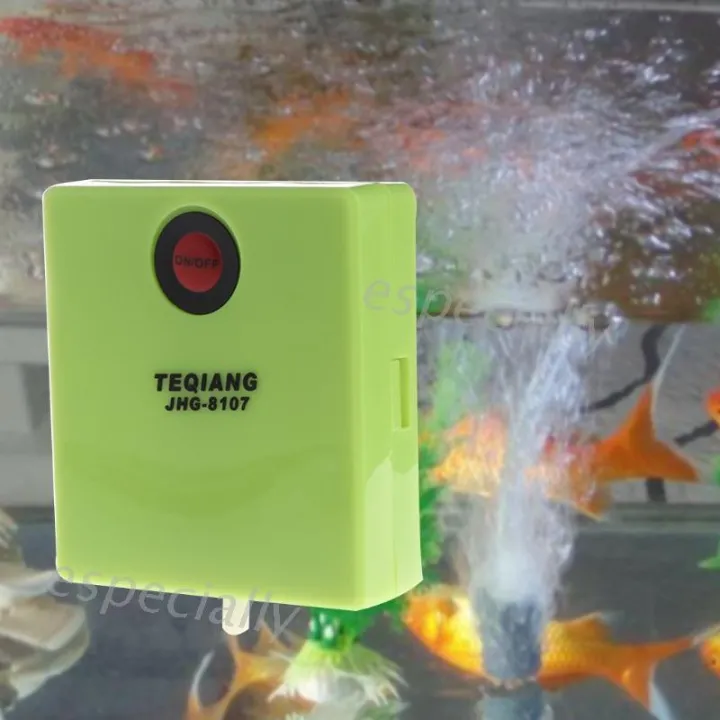 Aquarium Dry Battery Operated Fish Tank Air Pump Aerator Oxygen With