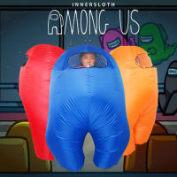 ข้ามพรมแดนคริสต์มาสฮาโลวีน Among Us อวกาศมนุษย์หมาป่าฆ่าเสื้อผ้าเป่าลมงานรื่นเริงกิจกรรมปาร์ตี้เสื้อผ้าเกม