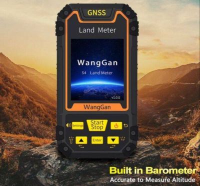 WangGan S4 Color Screen เครื่องวัดหน้าจอสี  GPS Land Meter Surveying Machine ความแม่นยำในการสำรวจอุปกรณ์ที่รับสัญญาณ GNSS เครื่องมือวัดระยะทางลาดชัน