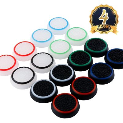 【YF】 Game Accessory Cover Silicone Thumb Stick Grip Caps for PS4/3 PS5 Xbox one Controllers