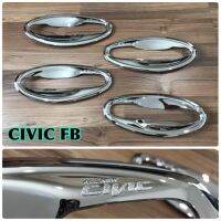 SALE เบ้ารองมือเปิด ซีวิค Civic FB ปี 2012 (4 ชิ้น) ราคาพิเศษ