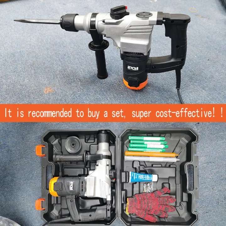 PHILDA hammer drill 2in1 Electric Impact Drill Set Jack Hammer 1680W