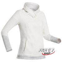 [พร้อมส่ง] เสื้อคลุมสวมศีรษะผู้หญิงใส่เดินป่าธรรมชาติ Womens Hiking Sweatshirt NH500