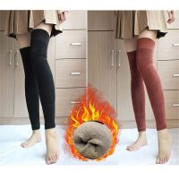 【CW】 Warm Thick Knitted Ankle Warmer Leg Warmers Boot Socks Foot Covers