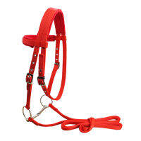 Flameer ทนทานบังเหียนม้าบังเหียน headstall หนา Halter ขี่ม้าเกียร์