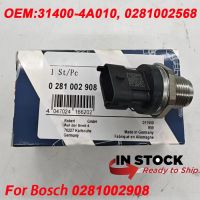 0281002908 314004A010 For Bosch W/Original Box 31401-4A010 0281002568 Fuel Rail Pressure Sensor For FIAT KIA Hyundai Mitsubishi