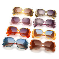 SO &amp; EI แว่นกันแดดแฟชั่นทรงสี่เหลี่ยมสีสันสดใสสำหรับผู้หญิง R Unique Legs Gradient Shades UV400 Men Trending Sun Glasses