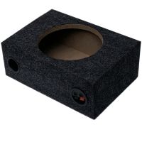 2X Single 8-Inch Sealed Universal Speaker Boxes Car Speaker Box Car Subwoofer Boxes for Car Music