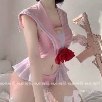 ✉☞﹊ TOP Sexy Lingerie Sailor Moon Cosplay Costume Uniform Sweet Cute Party School Style Top Skirt Suit Bunny Pajamas HOT