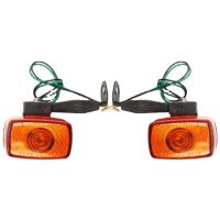 A pair for Honda Kawasaki TTR250 XT225 KLX250 XR250 TTR KLX XR front and rear turn signals