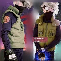 Anime Hatake Kakashi Cosplay Costume Halloween Clothes Vest Shirt Pant Headband Set For Kids Adult Plus Size Custom Made