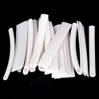 Mayitr 20Pcs Polyolefin 3/4:1 Heat Shrink Tubing White 100Mm Electric Wire Sleeving Kit For Iphone/android Data Cable