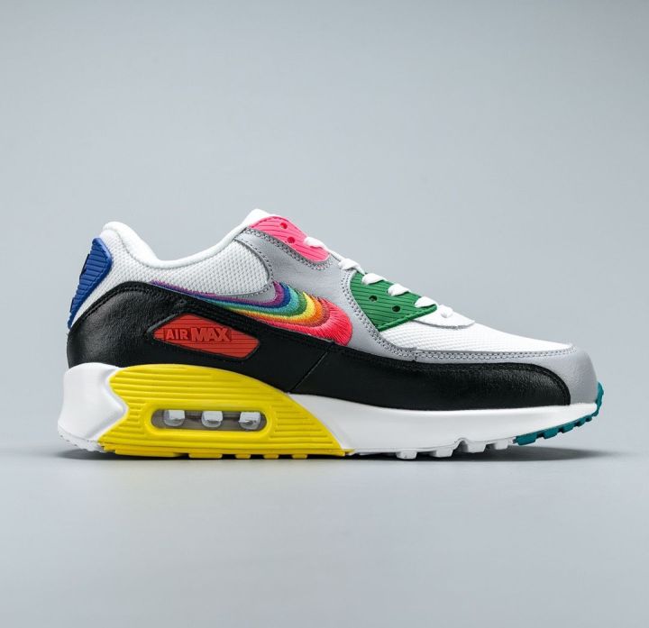 Giày thể thao thời trang Nữ Nike Air Max 90 Logo 7 Sắc | Lazada.vn