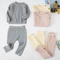 LZH Infant Clothing 2021 Winter Kids Newborn Clothes Knitting Outfits 2pcs Set For Baby Girls Clothes Sweater Suits 1 2 3 Years