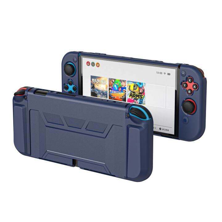 เคสสำหรับ-nintendo-switch-oled-soft-tpu-case-split-console-case-full-cover-for-switch-oled-accessories