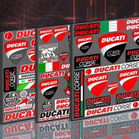 [LWF 2022] ◑ Tose สติกเกอร์รถจักรยานยนต์สะท้อนแสงสำหรับ DUCATI สติ๊กเกอร์โลโก้อุปกรณ์กันน้ำ