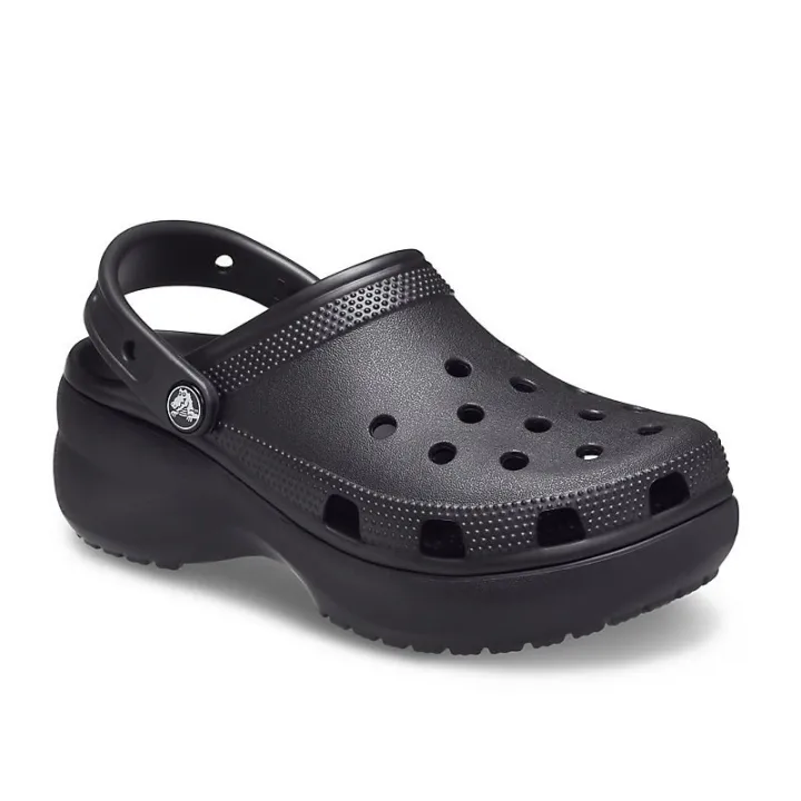inxxx crocs wedge heel summer ladies classic wooden sole sandals ...