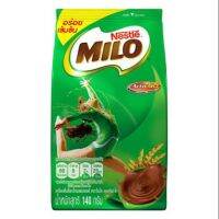 Milo​ ไมโลผง​ ชนิดถุง​ ขนาด 140 กรัม รสช็อกโกเเล็ต  เข้มข้น​