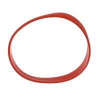 “：{+ 2Pcs Fashion Silicone Ruer Elasticity Wristband Wrist Band Cuff Bracelet Bangle Red &amp; White