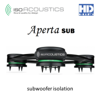 IsoAcoustics Aperta SUB subwoofer isolation