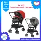 Xe đẩy Combi sugocal Compact 4 bánh quay tự động