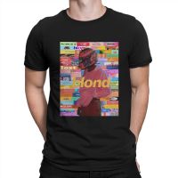 Blond Movie Poster Men Tshirt Frank O-Ocean Crewneck Tops 100% Cotton T Shirt Humor High Quality Gift Idea แฟชั่นแขนสั้นผ้าฝ้าย แฟชั่นแขนสั้นผ้าฝ้าย