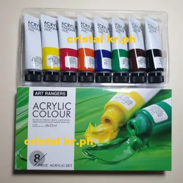 Acrylic Paint SETS OF 8. Pastels, Glitter, Metallic, Neon and