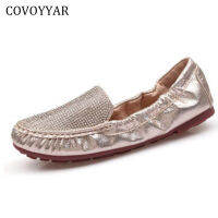 COVOYYAR 2021 Luxury Rhinestone Women Shoes Spring Autumn Fashion Sequin Women Loafers Ballet Flats Lady Fold-able Shoes WFS737