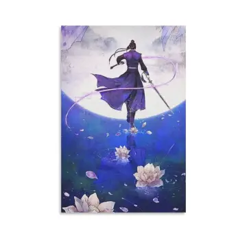 Anime Mo Dao Zu Shi Canvas Painting Wall Art Wei Wuxian Lan Wangji Prints  and Posters