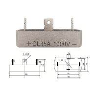 ข้อเสนอพิเศษ QL10A วงจรเรียงกระแสไดโอดแบบเฟสเดียวที่ QL50A QL30A QL25A QL15A ไดโอดสำหรับเครื่องกำเนิดไฟฟ้า1000V
