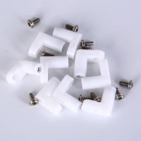 E Suggestione 10pcs FIXED Plastic PCB MOUNTING Feet 20mm L ประเภทฟุตพร้อมสกรู