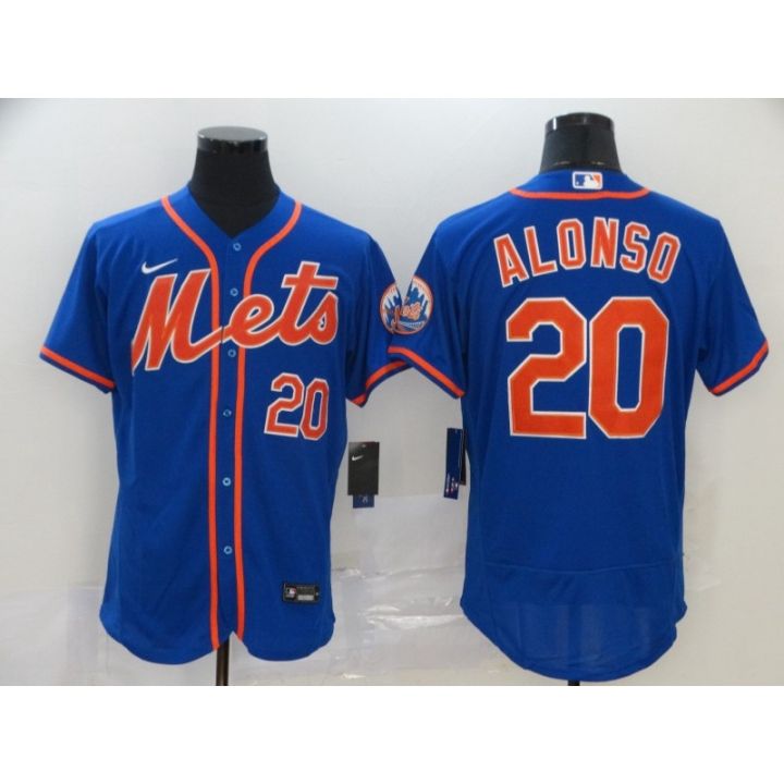 Men's Nike Pete Alonso Orange New York Mets Name & Number T-Shirt