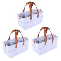 Baby Diaper Caddy Organizer Portable Holder Shower Basket Portable Nursery Storage Bin Car Storage Basket For Wipes Toys Tote Bag