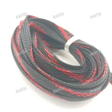 10 meters PET Braided Sleeve Expandable Cable Wire Wrap Insulated Nylon  Harness Sleeving 2 ~ 40mm High Density Tight Sheath
