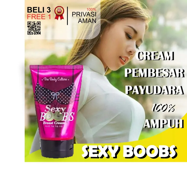 Obat Pembesar Payudara Dan Pengencang Payudara 100 Original Bpom Sexy Boobs Breast Cream By