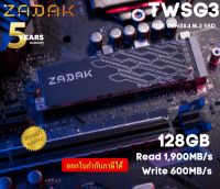 (128GB) SSD (เอสเอสดี) ZADAK (TWSG3) M.2 PCIe Gen3x4 NVMe 1.3 (5Y) ของแท้