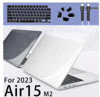 แฟลชเคสโทรศัพท์เข้ากันได้กับ Macbook Air 15.3 A2941อากาศ2022 M2 13.6นิ้ว A2681 2023 Pro14 M2 A2779 Macbook ลูกอมใสฮาร์ดเคสโทรศัพท์เคสป้องกัน