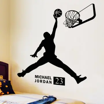 Michael Jordan Wall Decal Jumpman Decal Basketball Wall 