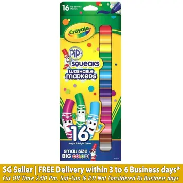 Crayola 16ct Pip Squeaks Skinnies Washable Markers