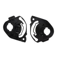 A pair for LS2 full face motorcycle helmet shield mounts Suitable for FF370 FF3396 FF320 helmet black visor lens base Glass