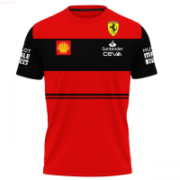 2023 NEW (สต็อกเพียงพอ) ferrari01 F1 D042 3D T Shirt T SHIRTคุณภาพสูง size:S-5XL