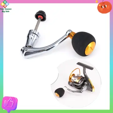 Lixada Aluminum Alloy Rotary Knob Foldable Power Handle for Fishing  Spinning Reel Replacement Handle Nonslip Grip 