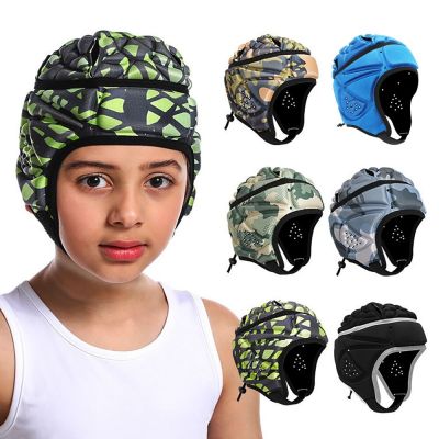 Headguard Protective Shockproof Youth Rugby for Soft Soccer Flag Kids Helmet Helmet [hot]Sports childrens Football Headgear Team