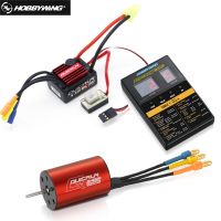 Hoywing Quicrun WP-16BL30เครื่องควบคุมความเร็ว30A รถ RC ESC + 2435มอเตอร์4500Kv + Programe Card Allingroso